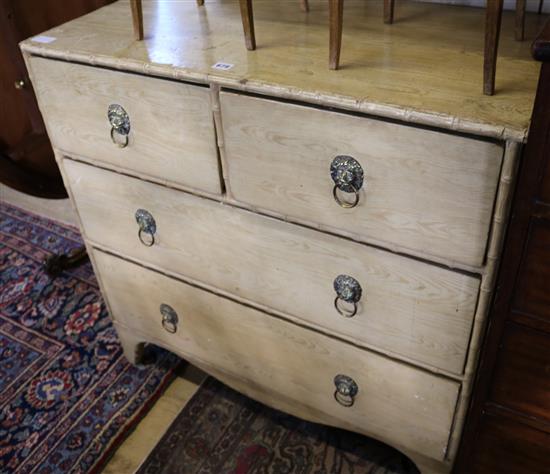 Pine chest of drawers